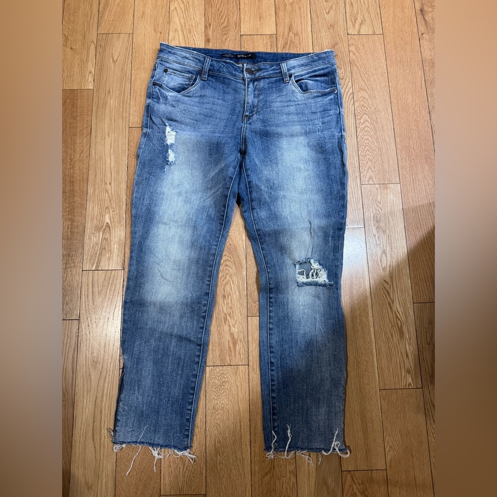 STS Blue Distressed Taylor Straight Leg Jeans